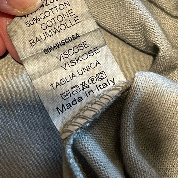 🩶 Grey Pocket Knit – Made in Italy – One Size (based on measurements) - Picture 2 of 9